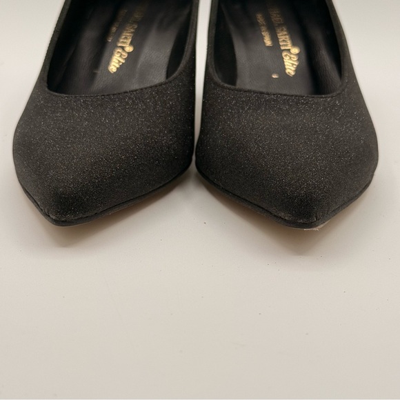 Raphael Sarti Elite Black Sparkle Women's Low Heels Size 37 - Picture 8 of 17
